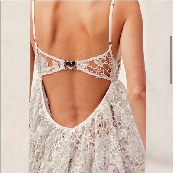 For Love and Lemons Sundae Tank Midi Dress Sz S EUC - Picture 7 of 15